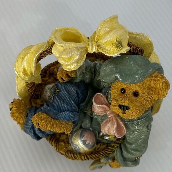 Boyds Bears Rembrandt Eggsellent Work Figurine Easter The Bearstone Collection - Picture 6 of 16